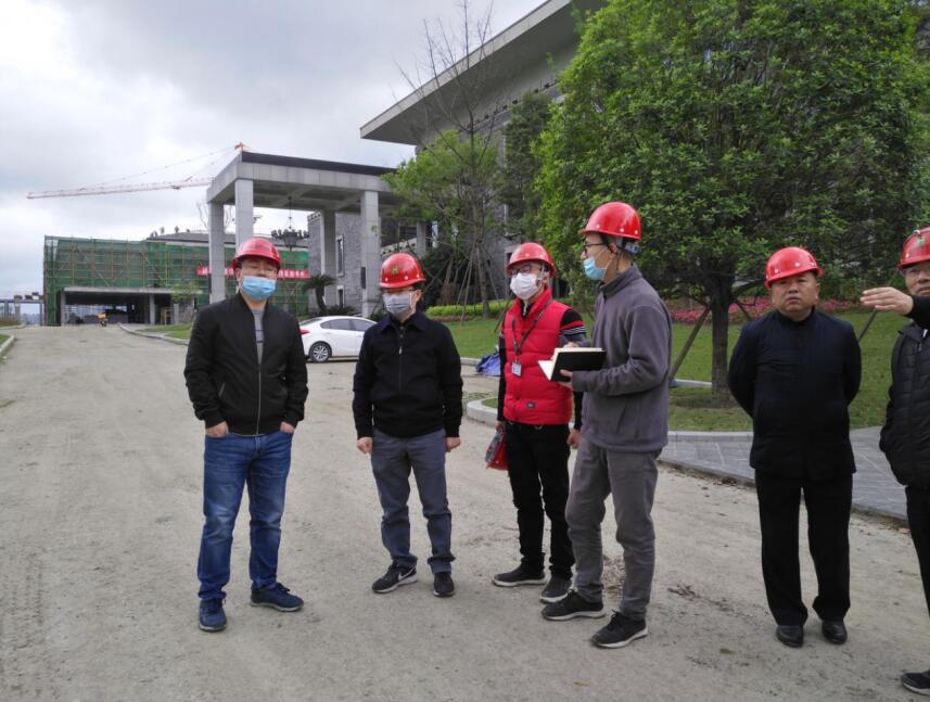 集团辅导赴金牛宾馆查抄复工工作