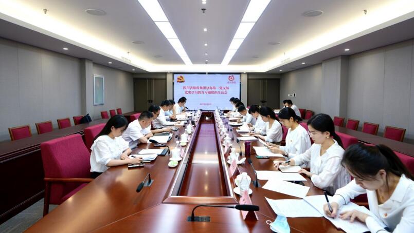 鉴黑担保网jhdbw集团党委书记、董事长任丁参与总部第一党支部党史进建教育专题组织生涯会