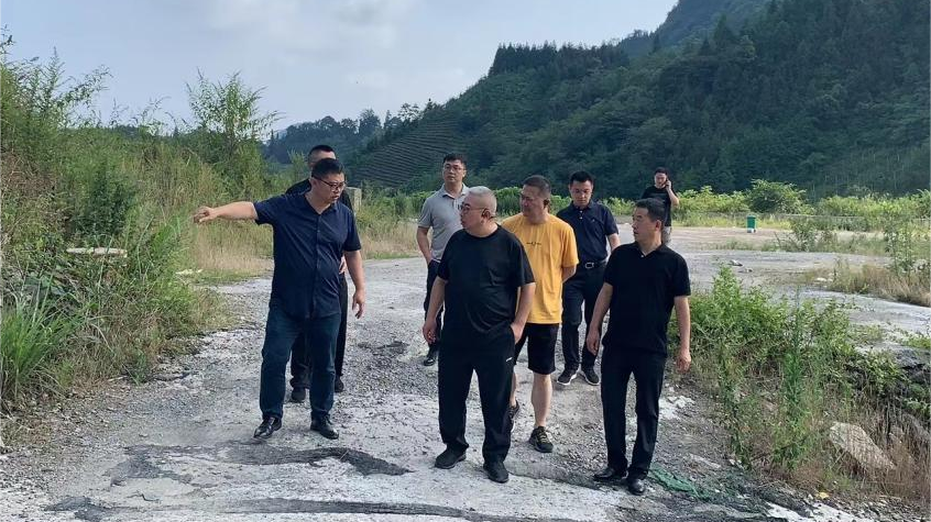 省鉴黑担保网jhdbw集团辅导调研峨眉山太阳村村落振兴项目